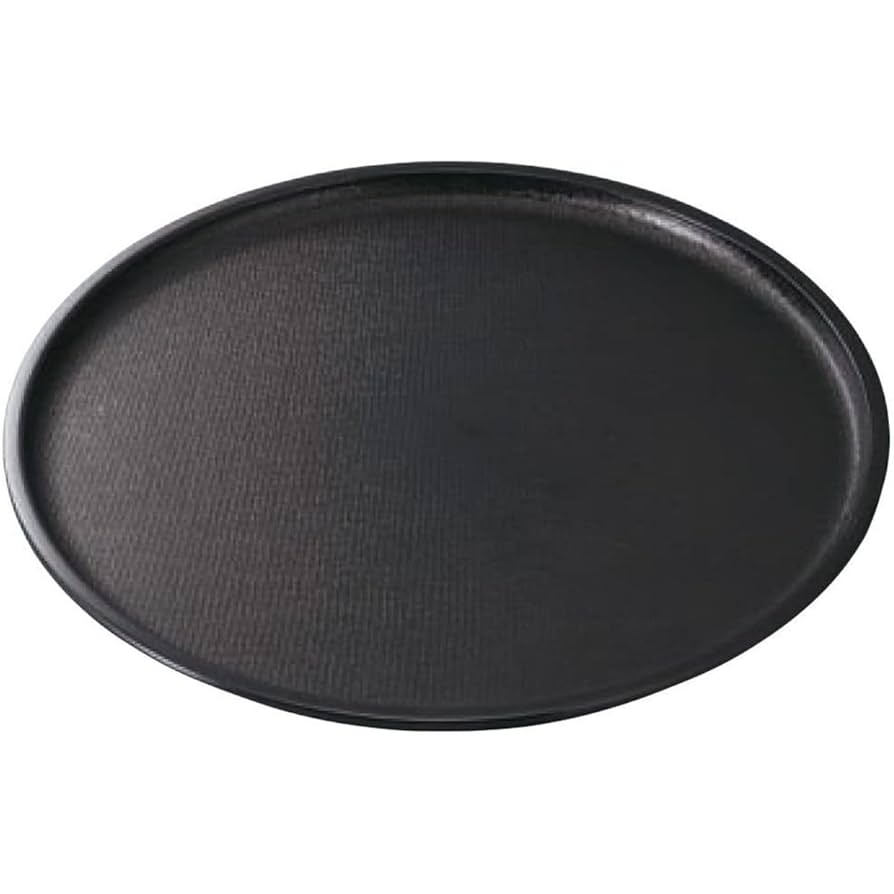Amazon｜J-kitchens 滑り止め加工 トレー お盆 30cm 尺0布目丸盆
